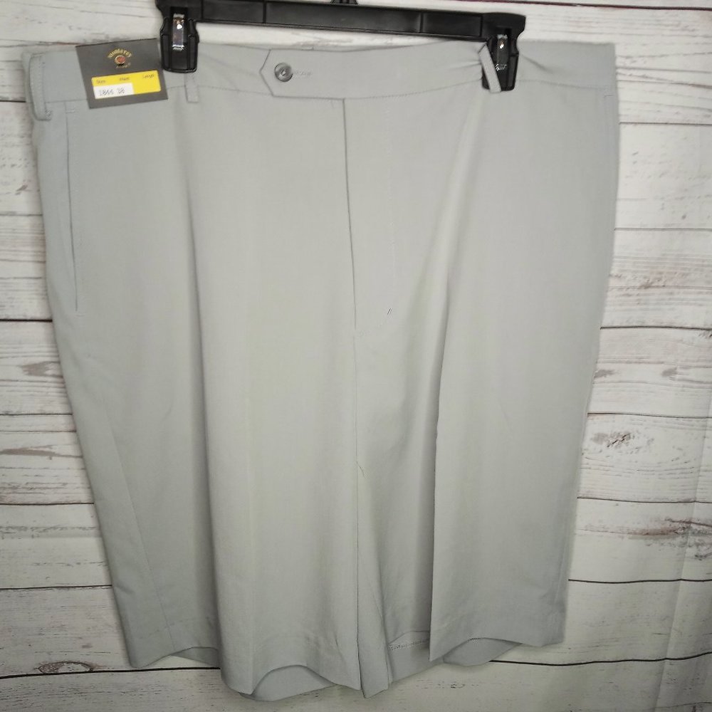 MONTEREY CLUB MEN'S SZ 38 GREY GOLF SHORTS